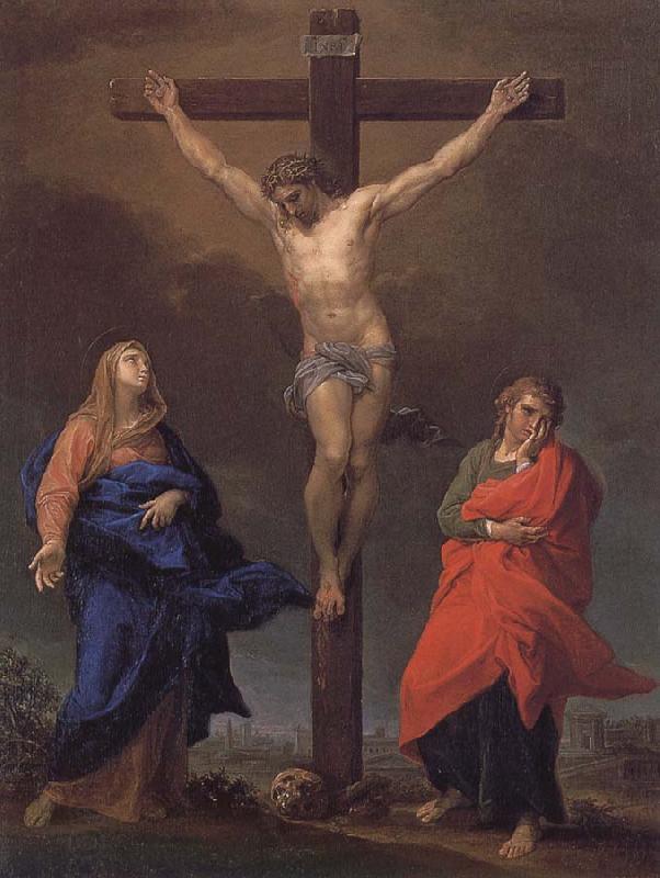 Pompeo Batoni The Cross of Christ, the Virgin and St. John s Evangelical China oil painting art